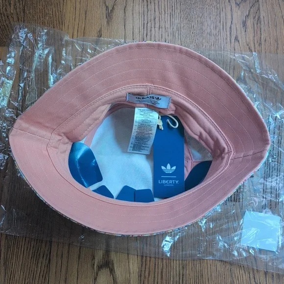 NWT Liberty Of London Floral Print Bucket Hat Adidas Originals Collab OSFY - Picture 5 of 10